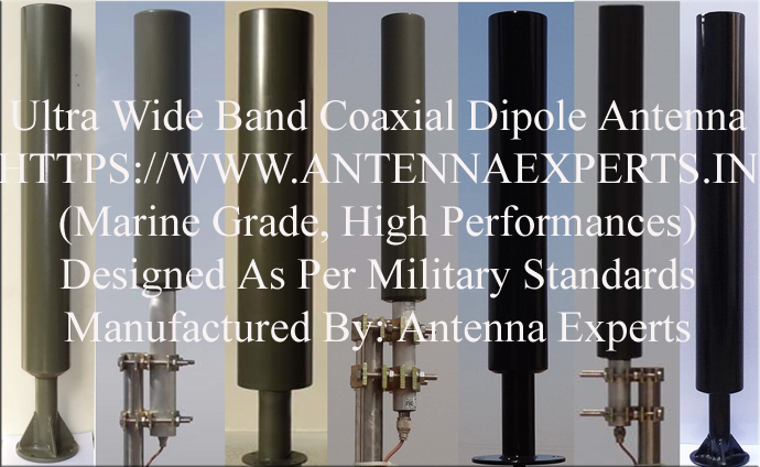 Ultra Wide Band Coaxial Dipole Antenna
