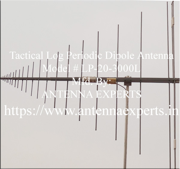 Wide Band Log Periodic Dipole Antenna 20-3000 MHz