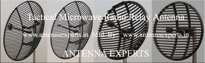 Tactical Grid Parabolic Antenna for NATO Band I, NATO Band II, NATO Band III and NATO Band IV